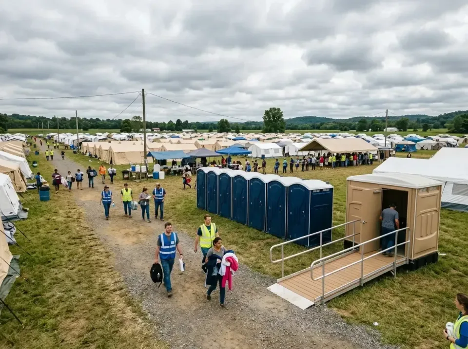 disaster-relief-camp-restrooms-010 — frequently asked questions, Dumpster & Portable Bathrooms Rental in Dickinson, TX